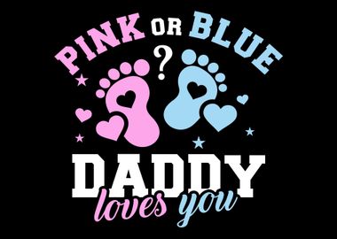 Gender reveal daddy dad