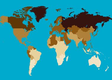 World map Info graphic co