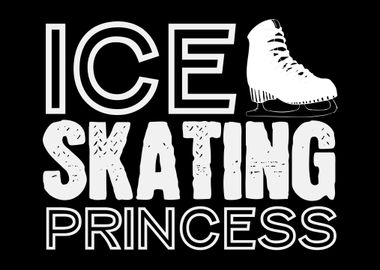 Ice Skating Princess Girl