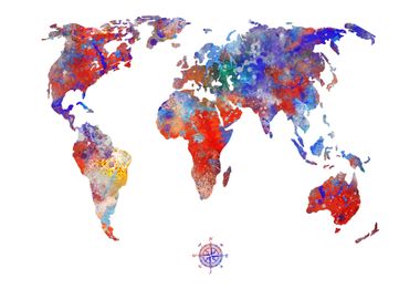 World map 