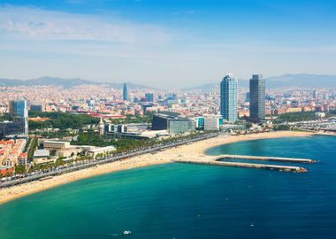 Barcelona Spain City Beach