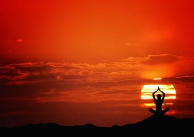 Yoga Sunset