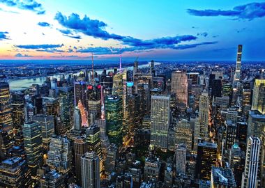 New York City Sunset USA