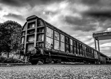 Vintage Train Car 