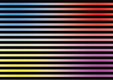 Colorful lines illusion