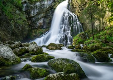 Waterfalls Forest Nature