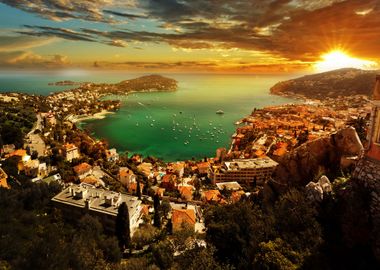 Monaco Monte Carlo Sunset