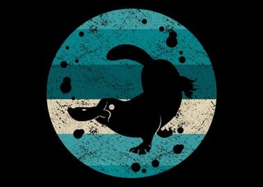 Retro Platypus Vintage