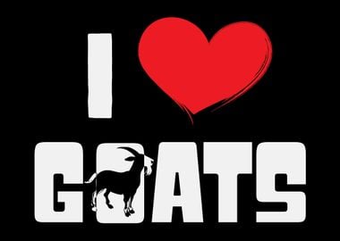 I Love Goats Goat Heart