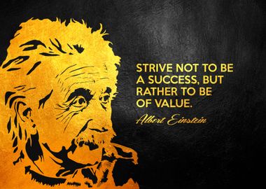 Albert Einstein on Success