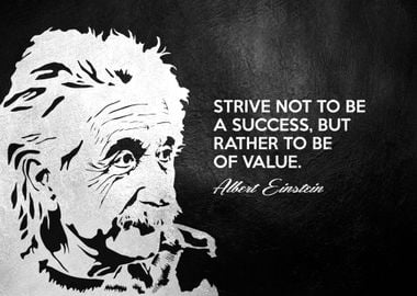 Albert Einstein on Success