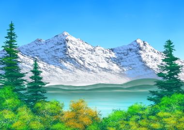 Majestic Peaks by aleou27 on DeviantArt