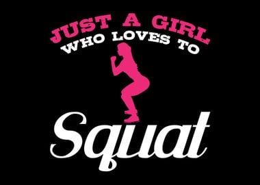 Squat Girl Girls Squats