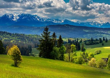 Mountain landscape, Poland