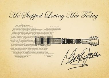 George Jones  He Stopped 