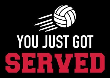 You just got served Volley