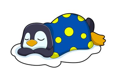 Penguin Sleeping Blanket