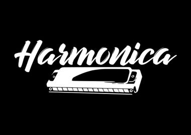 Harmonica Lettering Music