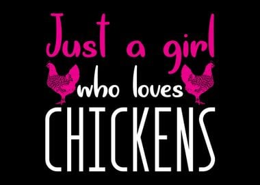 Chickens Girl Joke Hen