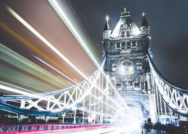 Tower Bridge at night 