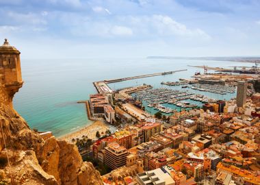 Alicante Spain View City