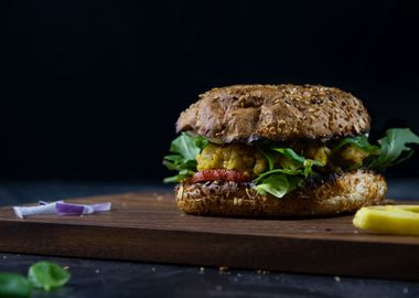 Tasty Vegetarian Burger