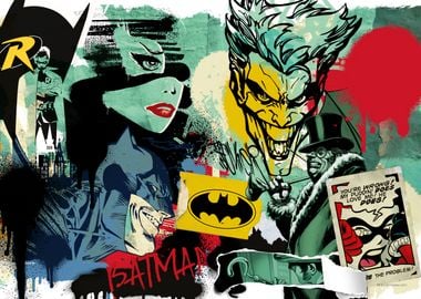 DC Comics Collage