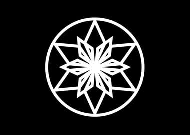 Black Sacred Geometry Rune