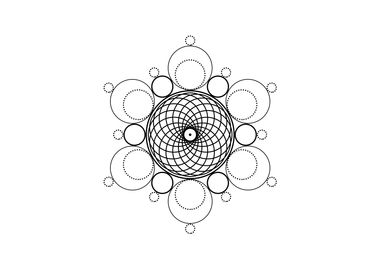 White Sacred Geometry Seal