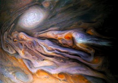 Jupiter Swirling Clouds