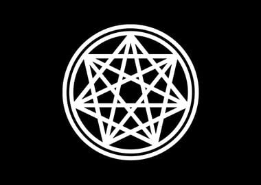 Black Sacred Geometry Rune