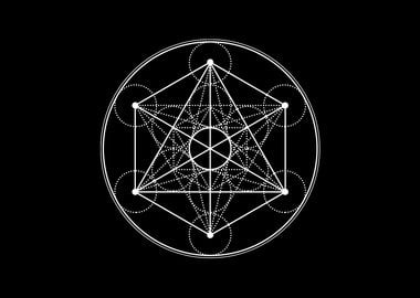 Black Sacred Geometry Rune