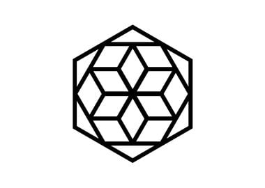 Black Sacred Geometry Rune