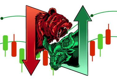 Stock Trading Bearish Bull