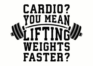 Cardio Lift Weights Faster