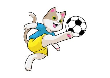 Cat Soccer Sports