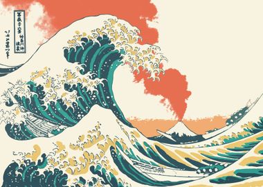 Great Wave Eruption Color