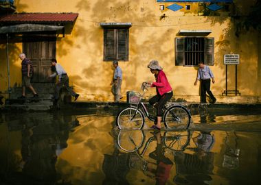 Flooded streets