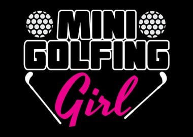 Minigolf Minigolfing Girl