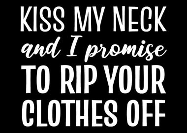 Kiss my neck Sweet and Cha