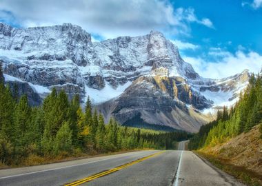 Snowy Mountains at Highway