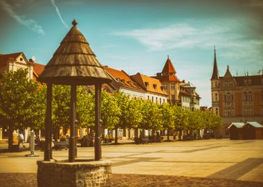 Old town, market, Poland,