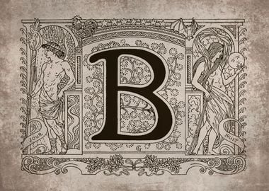 Vintage Alphabet B