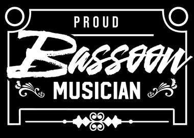 Proud Bassoon Musician