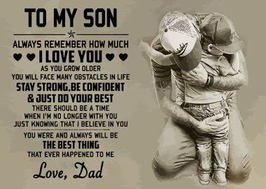 TO MY SON