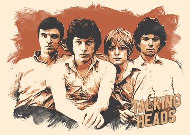 Talking Heads Poster Art