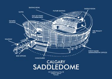 CALGARY SADDELDOME BLUE