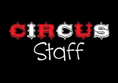 Circus Staff Lettering