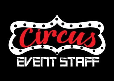 Circus Staff Lettering