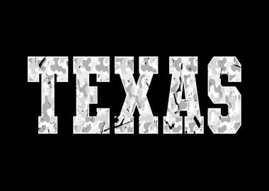 Distressed Camo Texas